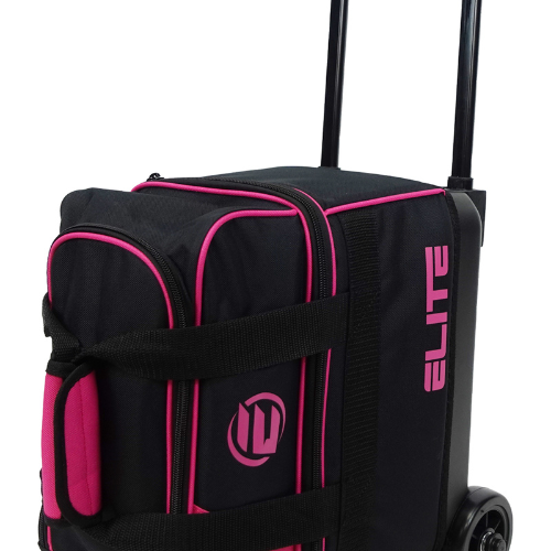 Elite Basic Double Roller Pink Bowling Bag 