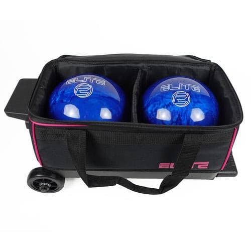 Elite Basic Double Roller Royal Bowling Bag